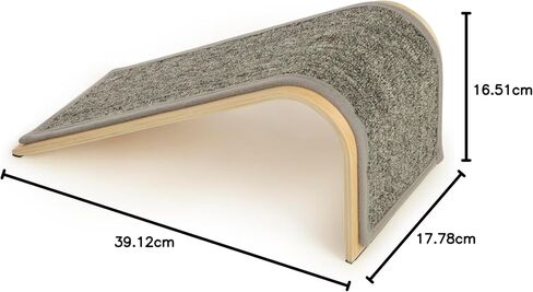 SmartyKat Carpet Angle Scratch Ramp - Gray, One Size in Saudi Arabia
