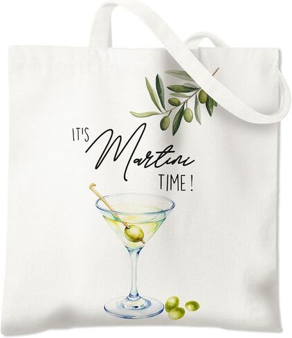 BIDODABADIl Alcohol Gifts Tote Bag - Alcohol Gifts Canvas Tote Bag, Hostess Gift, 14.9x14.5 Inch in Kuwait