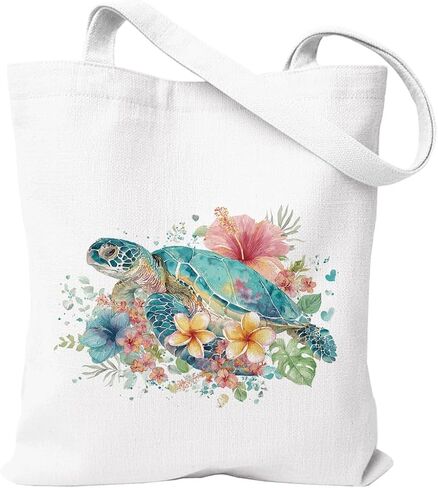 Summer Beach Bag, Ocean Theme Reusable Tote, Seaside Travel Market Carryall, Summer Gift For Women Friends in Kuwait