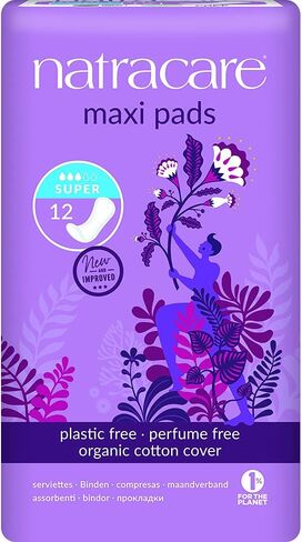 Natracare Pads Super 12 Ct, 4 Boxes (28 Pads Total) in Kuwait