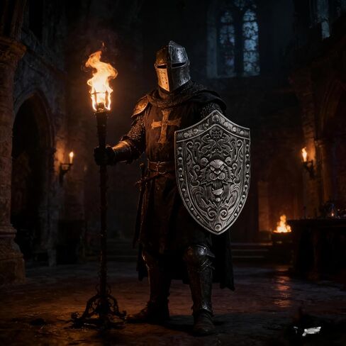 2pcs Medieval Shield, Medieval Plastic Knight Shield Costume Accessories, Vintage Knight Cosplay Props for Halloween Cosplay Party, 11.61 x 7.87 Inch in Kuwait