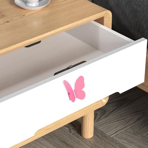 TOYANDONA Butterfly Drawer Handles Pink Cabinet Pulls for Room Furniture Cabinet Hardware Decorative Dresser Drawer Pulls Set of 1 Pair in Kuwait