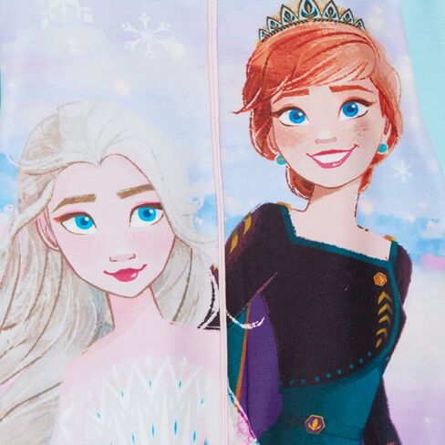 Disney Frozen 2 Girls All In One Pyjamas Kids Fleece Pjs Elsa Anna Loungewear in Kuwait