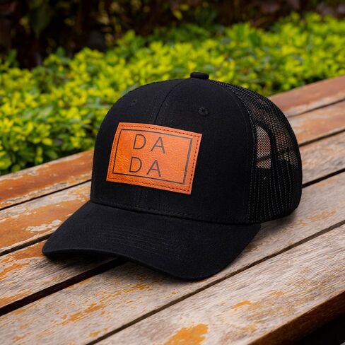 68LDROOTER Dada Hat for Men, Funny Dad Hat Fathers Day Birthday Gifts for Dada Papa from Daughter Son Black Cap (US, Alpha, One Size, Black) in Saudi Arabia