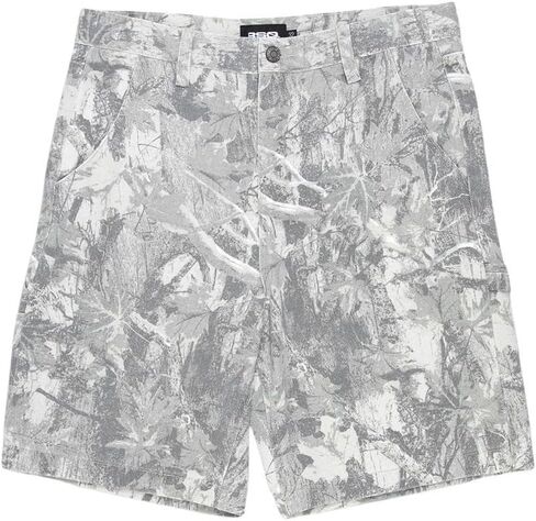 RSQ Mens Loose Embroidered Twill Utility Shorts in Kuwait