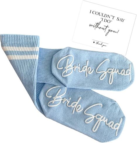 Bride Squad Bridesmaid Gifts For Bridal Party Bachelorette Gifts For Bridesmaids Socks Wedding Gifts in Saudi Arabia