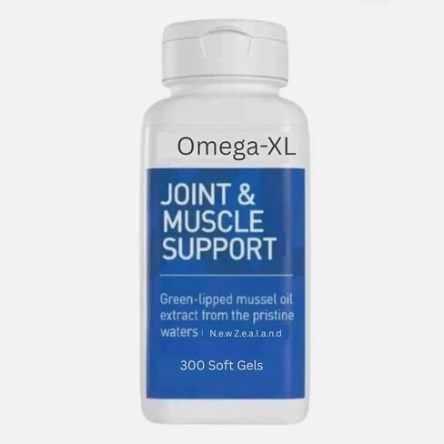 Omega-XL Joint & Muscle Relief Support – Green Lipped Mussel Extract for Joint Comfort, Mobility & Natural Muscle Support (Pack of 1) in Kuwait