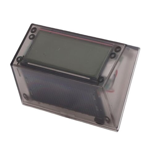 fosa Solar Powered Motorcycle Electronic Clock, Luminous Car Clock with Temperature Calendar Time Display Touch Screen for Auto Motorcycle Electric Bike Outdoor Use (Blue) in Kuwait