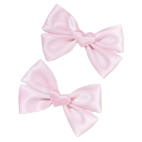 Pink Valentines Hair Clips Pin Baby Girls Pink Hairclip Hairpin Valentines Gift JHV10 (D3) in Kuwait