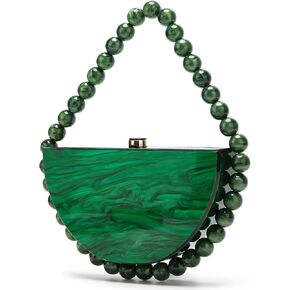 Jusavie Acrylic Clutch Purses for Women Cute Bead Evening Handbag Chic Trendy Evening Clutch Bag for Party Prom Wedding 2026 in Kuwait