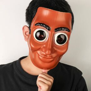 Italian Brainrot costume Tung Tung Tung Sahur Mask for Adults Full Face Halloween Cosplay Mask (Simple Style) in Saudi Arabia