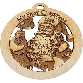 Personalized Baby's First Christmas Ornament, My First Christmas Keepsake, Baby Girl & Boy Tree Decoration in Saudi Arabia
