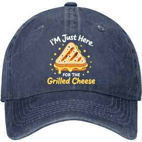 I'm Just Here for The Grilled Cheese Hats for Men Fashion Washed Distressed in Kuwait