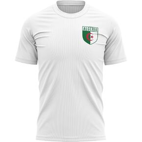 Algeria Shirts for Men, Algeria Flag Badge Retro T-Shirt, Football Country Africa 2022 Supporters Gifts for Hi in Saudi Arabia