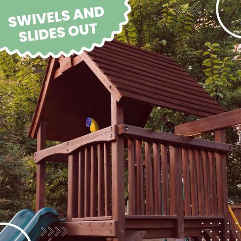 Playet Periscope Green & Yellow for Jungle Gyms ، ومجموعات اللعب ، و Playhouses 1 PK (Perigy-BX1) in Kuwait