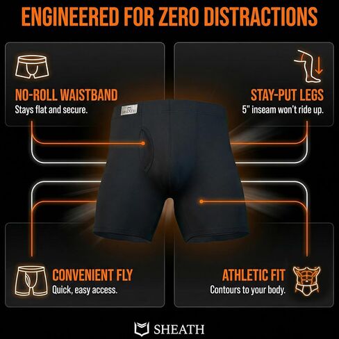 SHEATH 4.0 | 3-Pack Bundle | Men's Modal Dual Pouch Boxer Briefs | Premium Comfort Underwear - Black/Red, Black/White, Blue/Red - Medium in Saudi Arabia