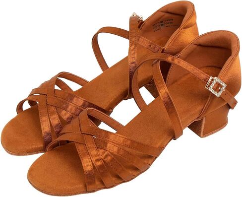 Daydance Low Heels Girls Latin Shoes for Ballroom, Tango, Salsa, Chacha, Swing in Kuwait