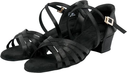 Daydance Low Heels Girls Latin Shoes for Ballroom, Tango, Salsa, Chacha, Swing in Kuwait