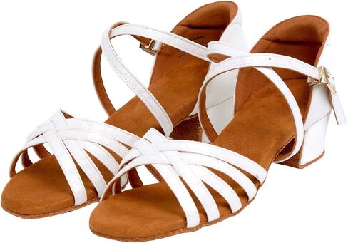 Daydance Low Heels Girls Latin Shoes for Ballroom, Tango, Salsa, Chacha, Swing in Kuwait