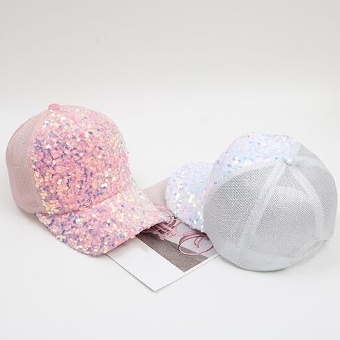 Outdoor Baseball Caps Full Sequins Visors Hat for Driving Cycling Adult Adjust Head Size Cycling Hiking Mesh Visors Hat in Saudi Arabia
