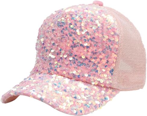 Outdoor Baseball Caps Full Sequins Visors Hat for Driving Cycling Adult Adjust Head Size Cycling Hiking Mesh Visors Hat in Saudi Arabia