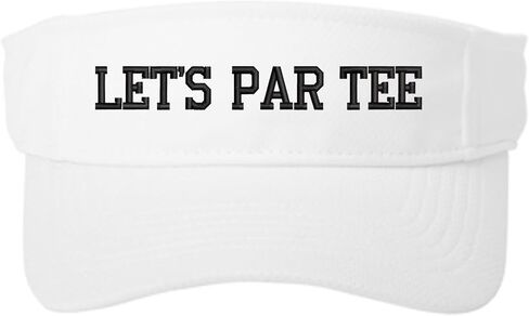Premium Golf Visor with Embroidered Sayings for Men and Women, Sports Party Hat Black,White in Kuwait