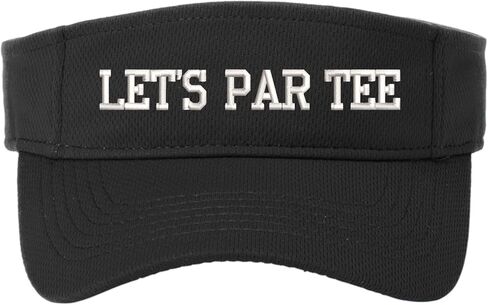Premium Golf Visor with Embroidered Sayings for Men and Women, Sports Party Hat Black,White in Kuwait