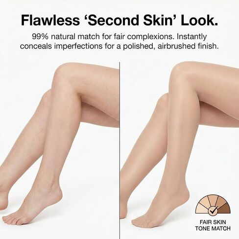UV Protection Sheer Pantyhose - Skin-Perfecting Nude Tights for Women - Ultra-Thin Sun Protection Stockings - Anti-Snag Reinforced Toe - Lightweight Breathable Fair Skin Flawless Sheer Tights in Saudi Arabia