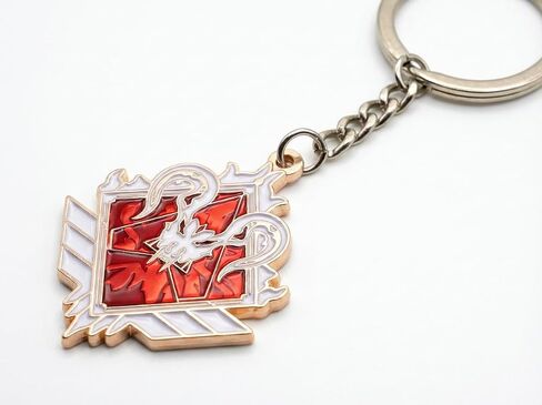 APEX Legends Predator Rank Metal Keychain, Skull Crest Enamel Pendant, FPS Battle Royale Collectible, Zinc Alloy Gamer Gift for APEX Legends Fans in Saudi Arabia