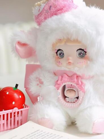 Nommi Sweetheart Plush Blind Box Keychain, Kawaii Stuffed Animal Bag Charm with Hidden Surprise, Collectible Accessory for Holidays & Birthdays in Kuwait