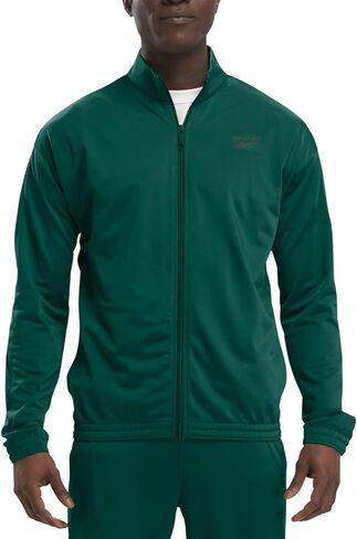 Reebok Mens Track Jacket Coat Large Green Solid in Kuwait