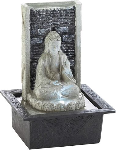 Buddha Cascading Tabletop Fountain 8.25x7.25x11.25 in Saudi Arabia