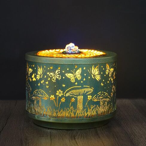 Tabletop Water Fountain Desktop Humidifiers Indoor Waterfall Fountain Home Decoration for Office, Living Room, or Bedroom in Saudi Arabia