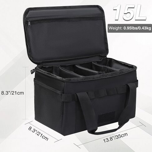 REDCAMP Camping Tote Organizer, 35L Tactical Duffel Bag, Waterproof Camping Storage Organizer with 3 Adjustable Dividers for Outdoor Transport in Saudi Arabia