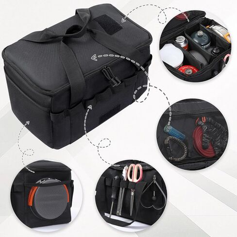 REDCAMP Camping Tote Organizer, 35L Tactical Duffel Bag, Waterproof Camping Storage Organizer with 3 Adjustable Dividers for Outdoor Transport in Saudi Arabia