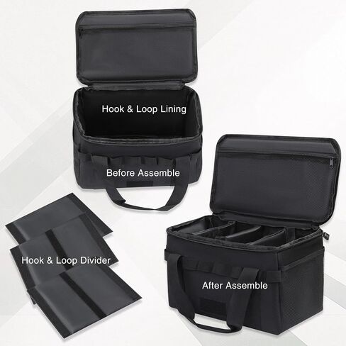 REDCAMP Camping Tote Organizer, 35L Tactical Duffel Bag, Waterproof Camping Storage Organizer with 3 Adjustable Dividers for Outdoor Transport in Saudi Arabia