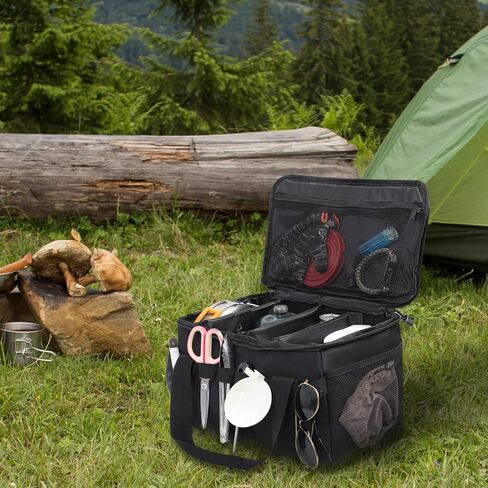 REDCAMP Camping Tote Organizer, 35L Tactical Duffel Bag, Waterproof Camping Storage Organizer with 3 Adjustable Dividers for Outdoor Transport in Saudi Arabia
