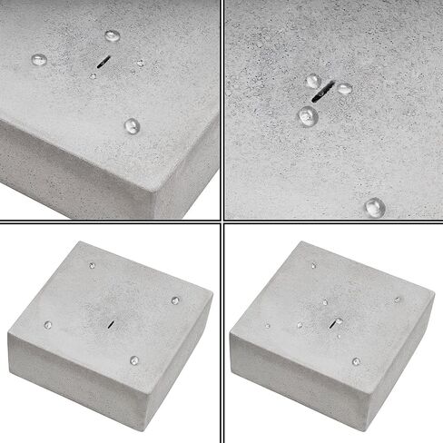 Zen Droplet Tabletop Fountain – Modern Cement Indoor Water Feature, Freestanding Rock Basin 10x10x3.8in, Natural Stone Desk Decor for Meditation, Relaxation, Feng Shui, Home or Office in Saudi Arabia