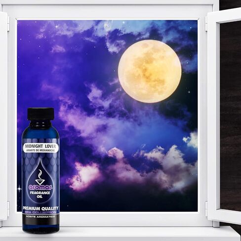 AROMAR Premium Fragrance Oil, 4oz Bottle 3 Pack Long Lasting Aromatic Scent, Fresh and Revitalizing Aromatherapy for Living Room, Bedroom, and Kitchen 12oz Midnight Lover in Saudi Arabia