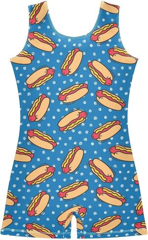 Gymnastics Leotards for Girls Toddler Dance Ballet Leotards One Piece 2-10 Years in Kuwait