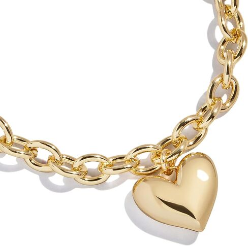 BaubleBar Millie Bubble Heart Bracelet - Beautiful, Trendy Bracelet for Women, Fashion Jewelry, Chain-Link Style, Bubble Heart, Perfect for Gifting in Kuwait