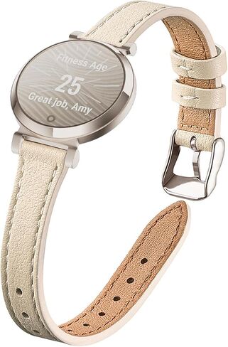 Slim Leather Band for Women, Top Grain Genuine Leather Strap Thin Watch Wristband in Saudi Arabia