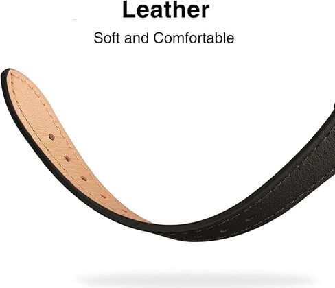 Slim Leather Band for Women, Top Grain Genuine Leather Strap Thin Watch Wristband in Saudi Arabia