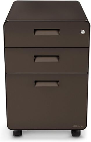 3-Drawer File Cabinet, Rolling (Industrial Style) by Uplift Desk in Saudi Arabia