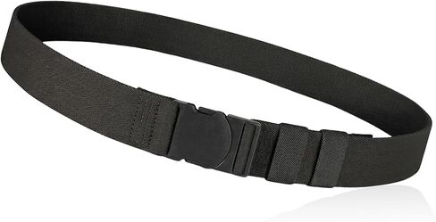 Waist Wow No Show Invisible Elastic Belts for Women Men Adjustable Web Stretch Belt with Non-Metal Buckle for Jeans Pants in Kuwait