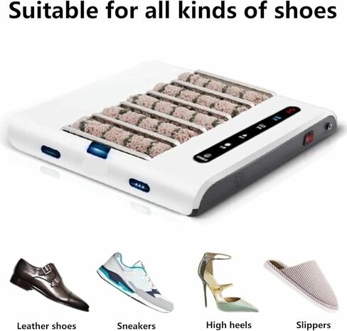 Automatic Shoe Cleaning Machine, Rechargeable 260RPM Induction Polisher, 1000PA Suction, Quick 5s Wipe, Ideal for Home & Office Use, Efficient Shoe Care Solution in Kuwait