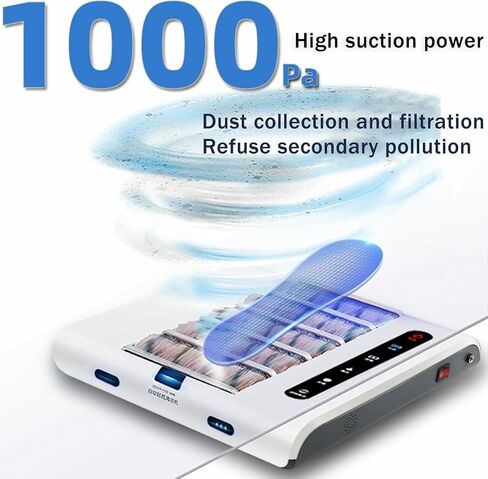 Rechargeable Automatic Shoe Polisher - Fully Automatic Sole Cleaner Machine, 260RPM Waterless Cleaning for Home & Office - Effortless Shoe Care Solution in Kuwait