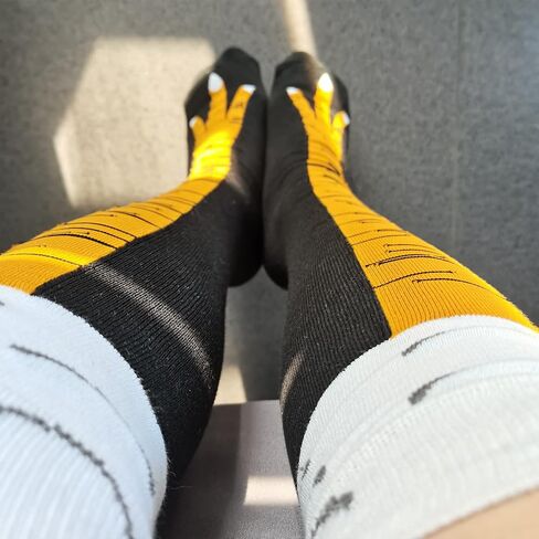 Chicken Leg Socks for Women Men Funny Novelty Crazy Sock White Elephant Gifts for Adults Gag Gift Chicken Feet Socks in Saudi Arabia