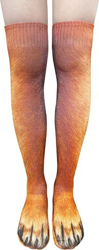Chicken Leg Socks for Women Men Funny Novelty Crazy Sock White Elephant Gifts for Adults Gag Gift Chicken Feet Socks in Saudi Arabia