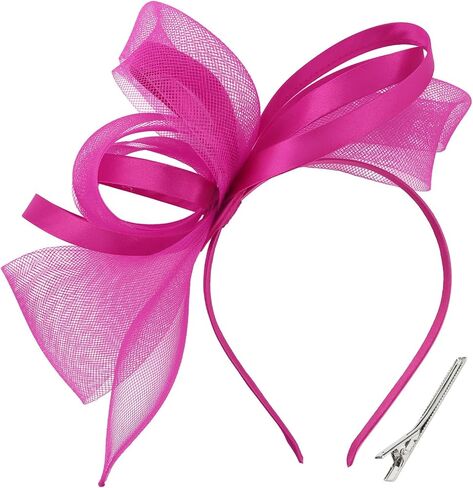 Fascinators Hats for Women Fascinator Headband Tea Party Hat Derby Hats for Cocktail, Wedding, Fancy Dress Party in Kuwait